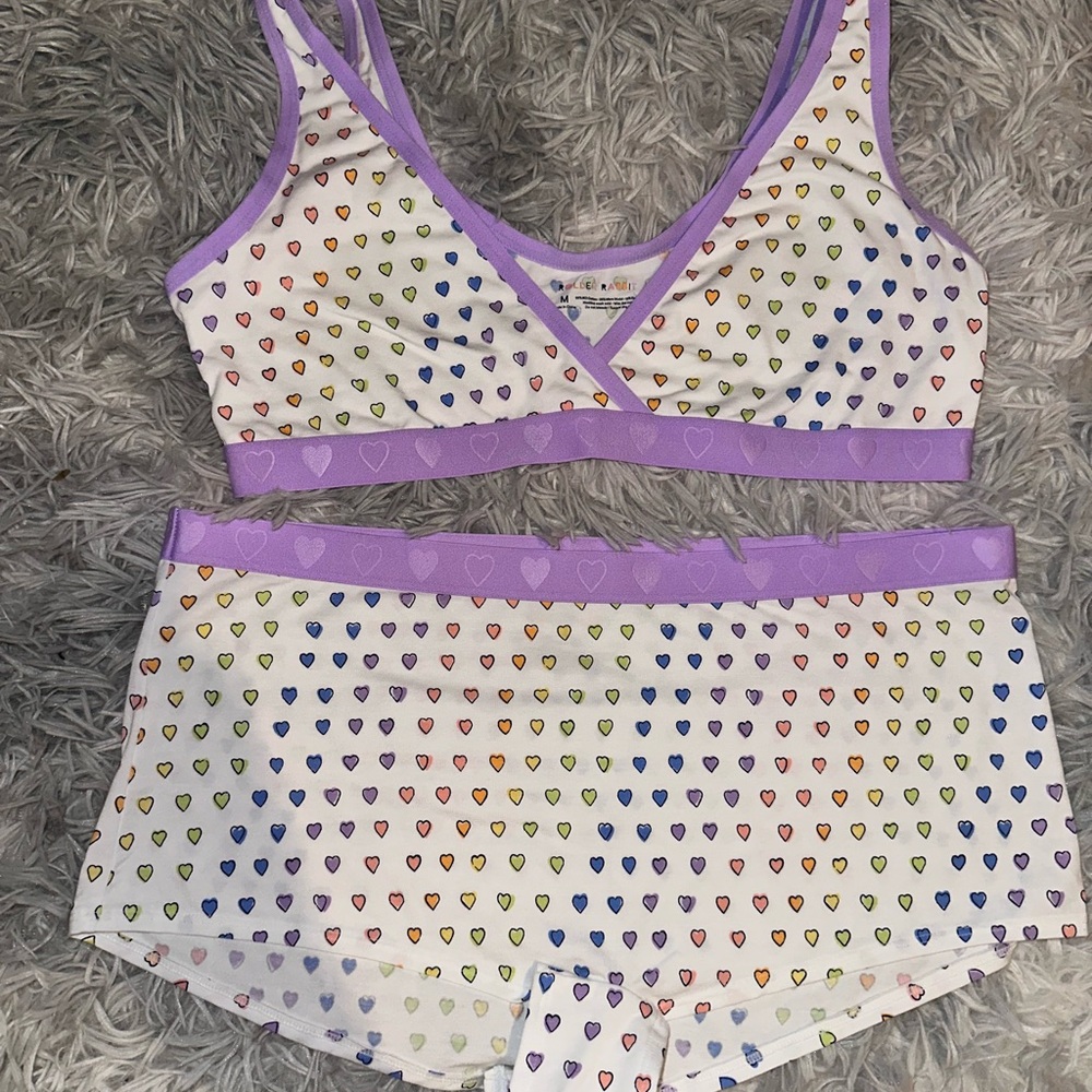 ROLLEE RABBIT DISCO HEARTS SET